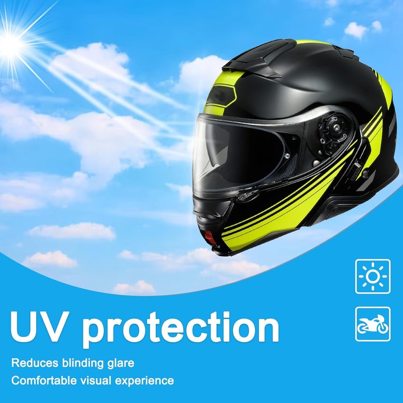 RIDLOG RF 1200 Motorcycle Helmet Visor for RF-1200 CWR-1 Visor X14 Face Shield Replacement for RF-1200 CWR-1 X14 Z7 X-Spirit Tinted RF1200 Visors (Clear) - Image 3